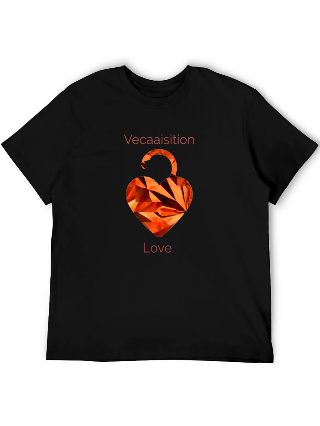 Heart Lock T-Shirt - VeCAAisition Love Graphic