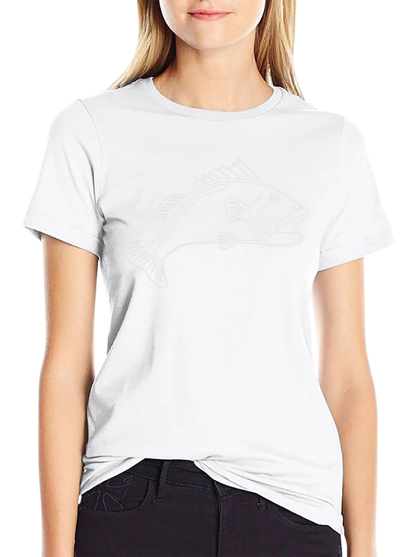 Black Fish Graphic Tee - Stylish Mens Shirt