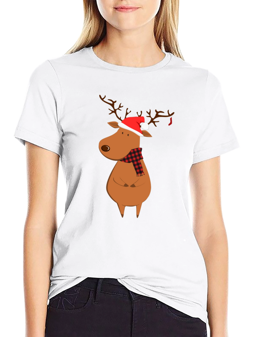 Christmas Reindeer Graphic Tee