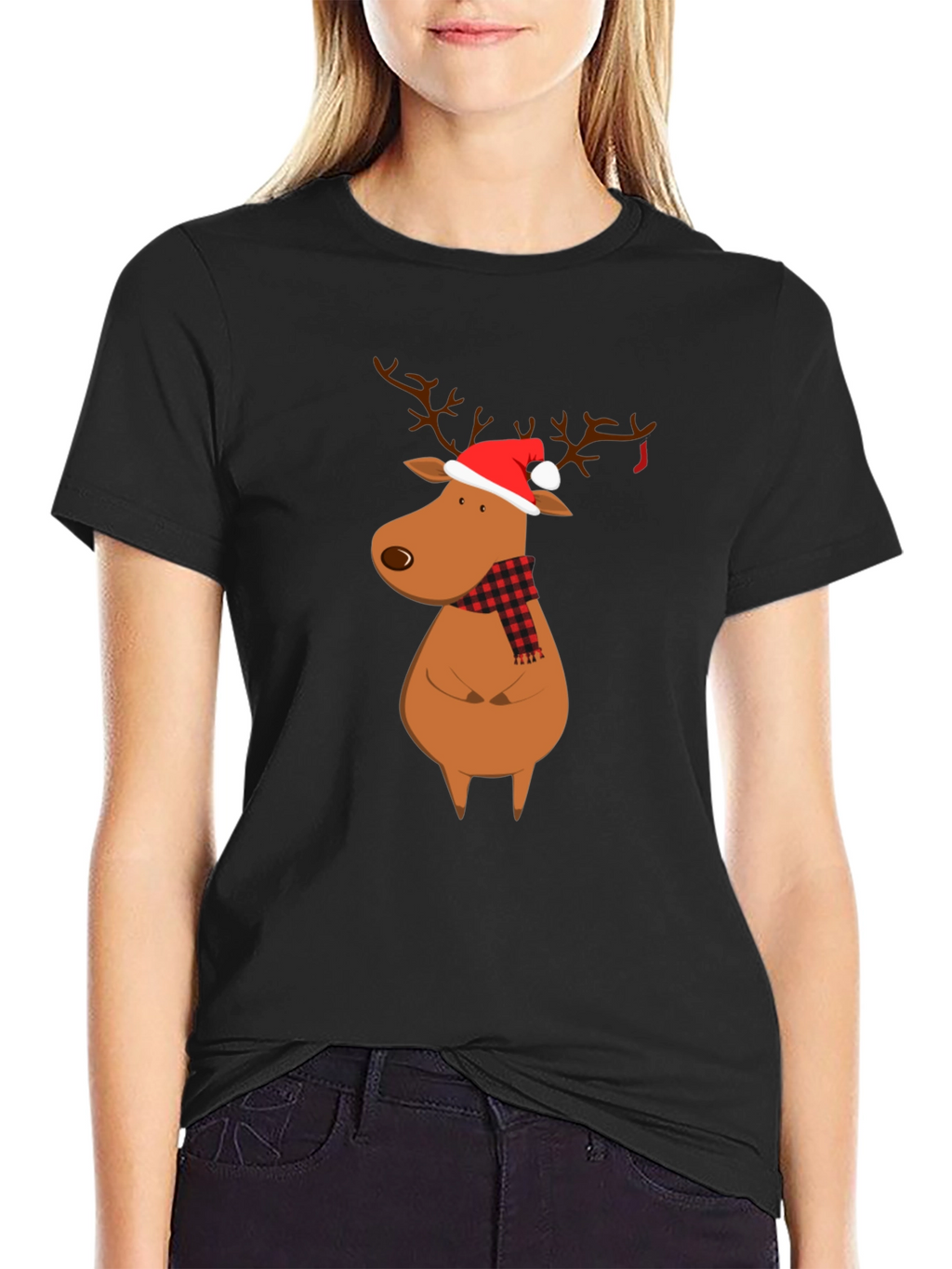 Christmas Reindeer Graphic Tee