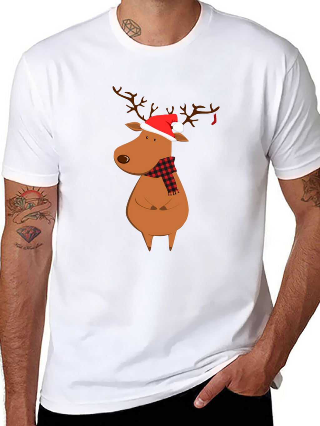 Christmas Reindeer Graphic Tee