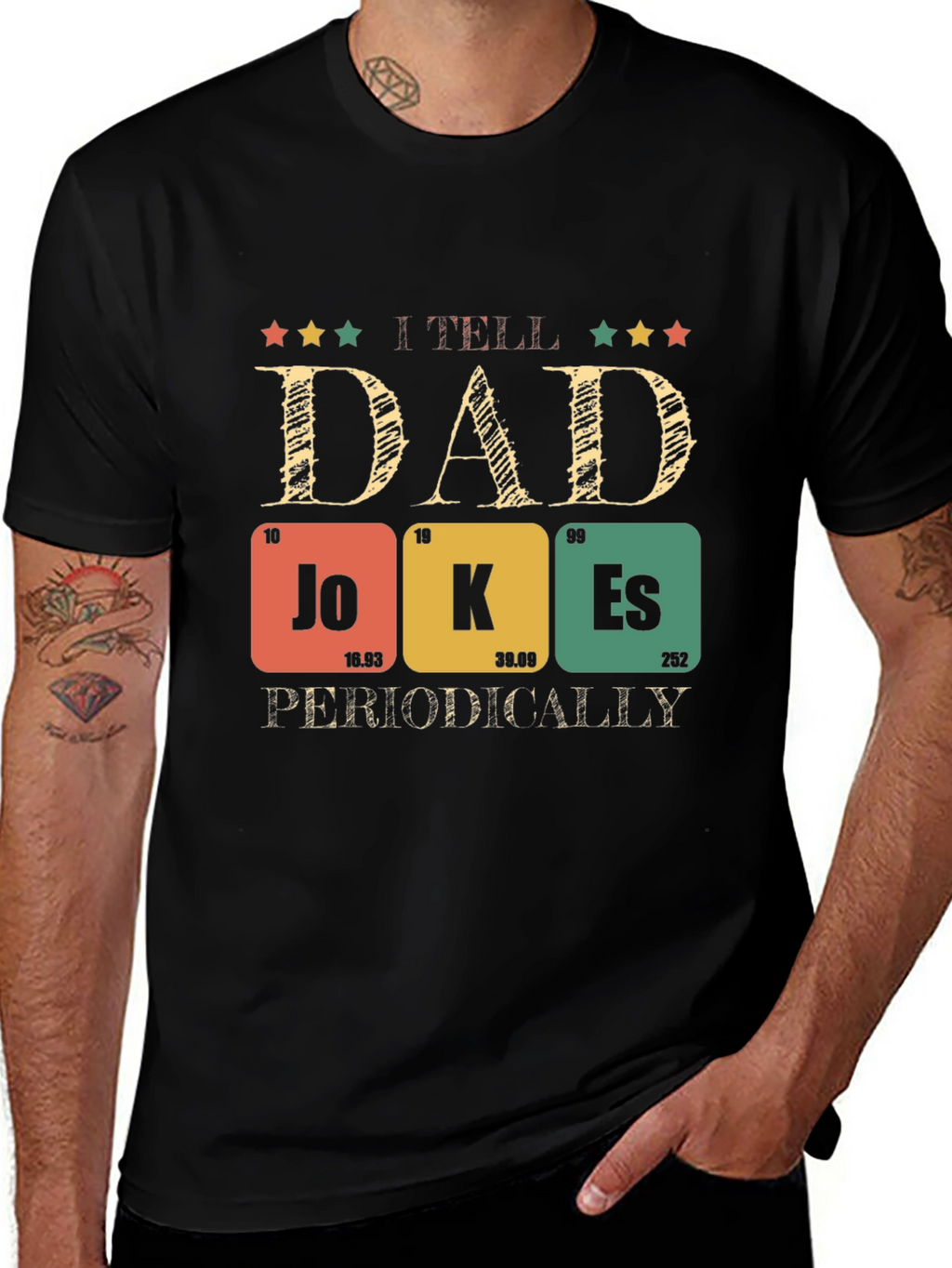 Dad Jokes T-Shirt - Periodic Table Pun Humor