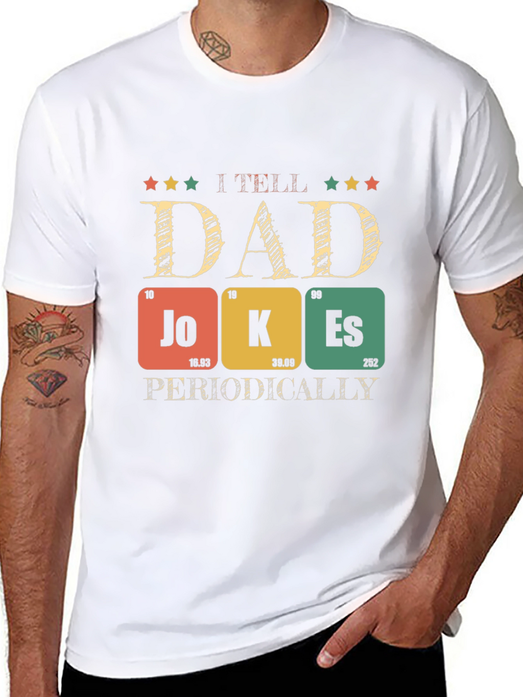 Dad Jokes T-Shirt - Periodic Table Pun Humor