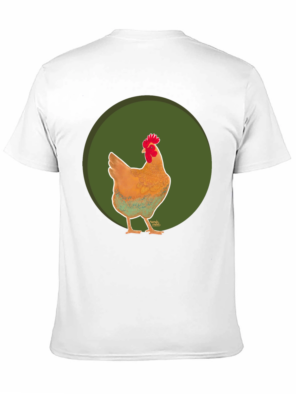 Chicken Graphic Tee - Casual Black T-Shirt