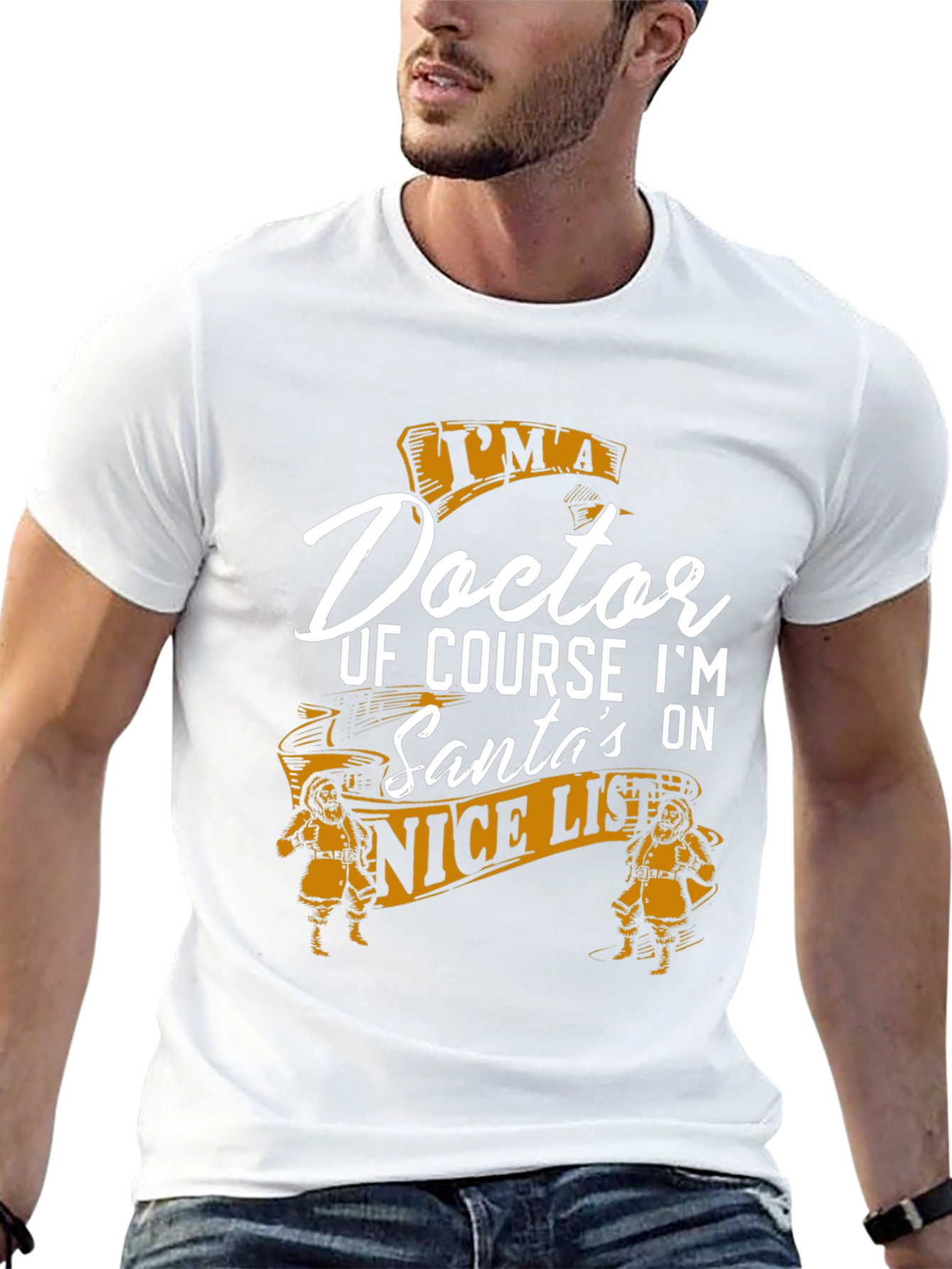 Doctor Santas Nice List Christmas T-Shirt