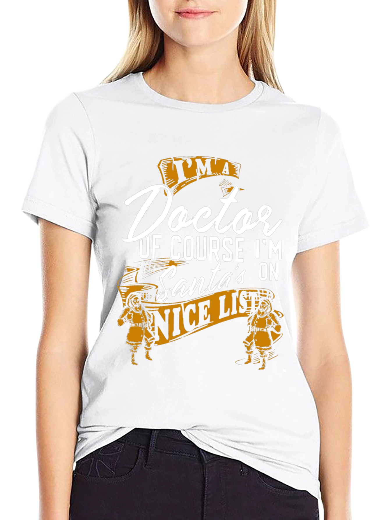 Doctor Santas Nice List Christmas T-Shirt