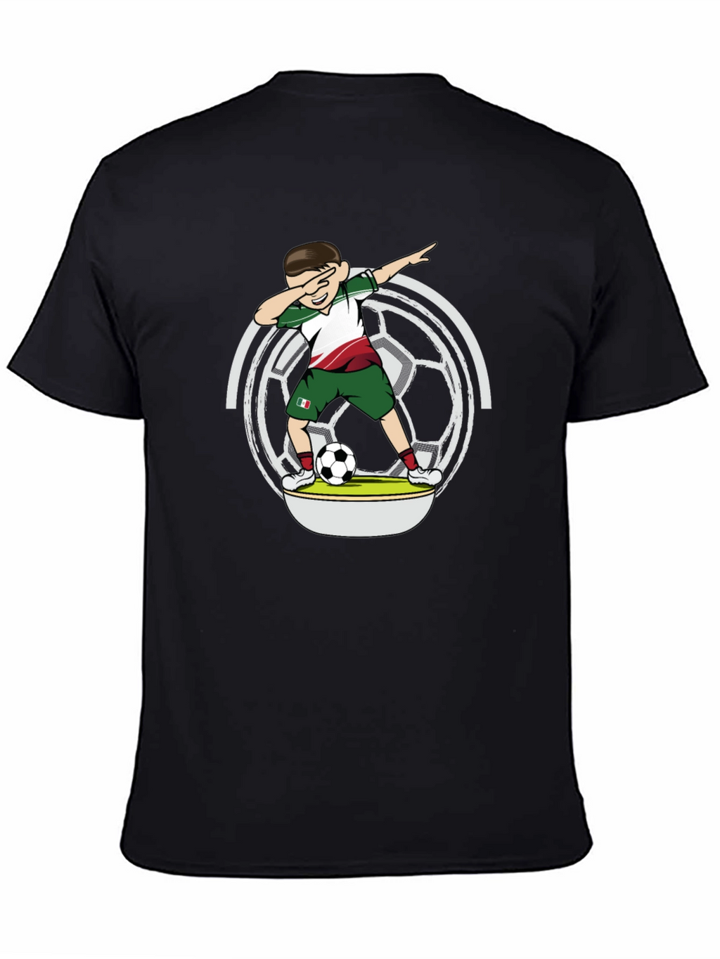 Dabbing Soccer Player T-Shirt - Mexico
