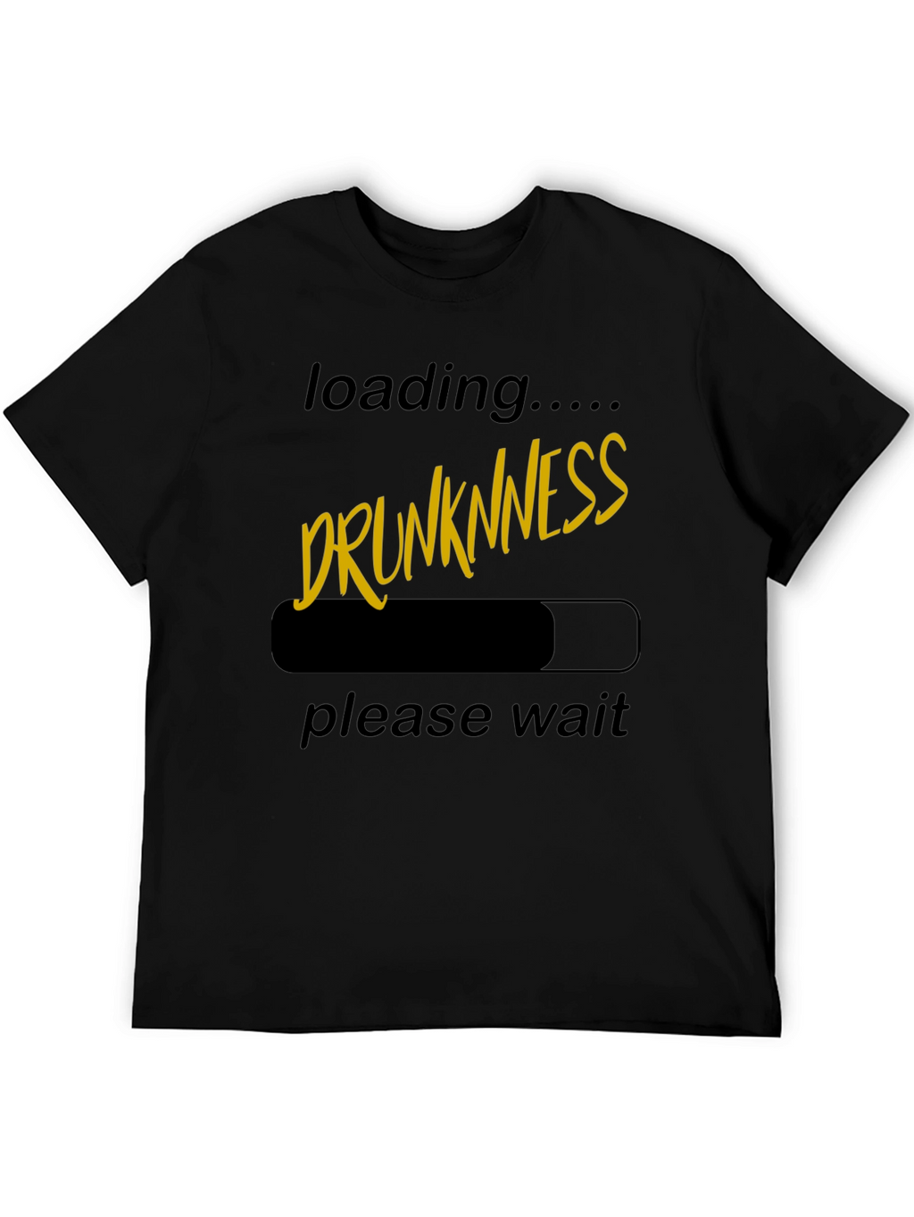 Drunkness Loading T-Shirt - Novelty Graphic Tee