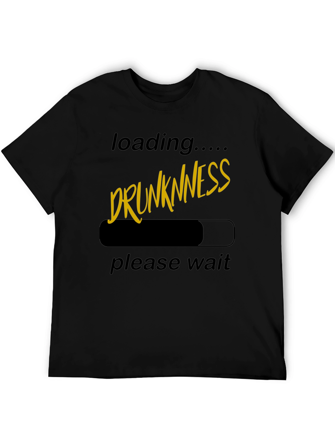 Drunkness Loading T-Shirt - Novelty Graphic Tee