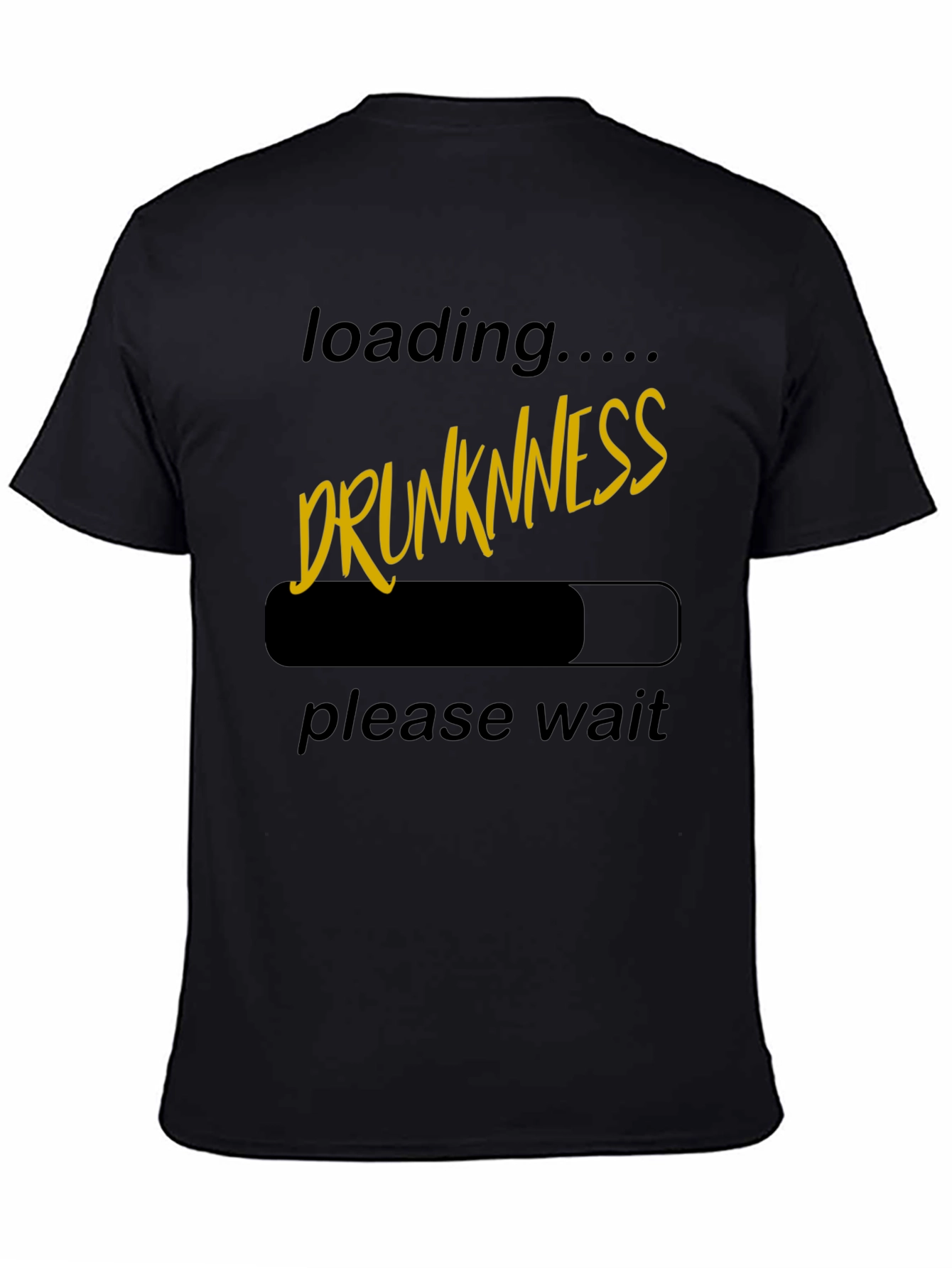 Drunkness Loading T-Shirt - Novelty Graphic Tee