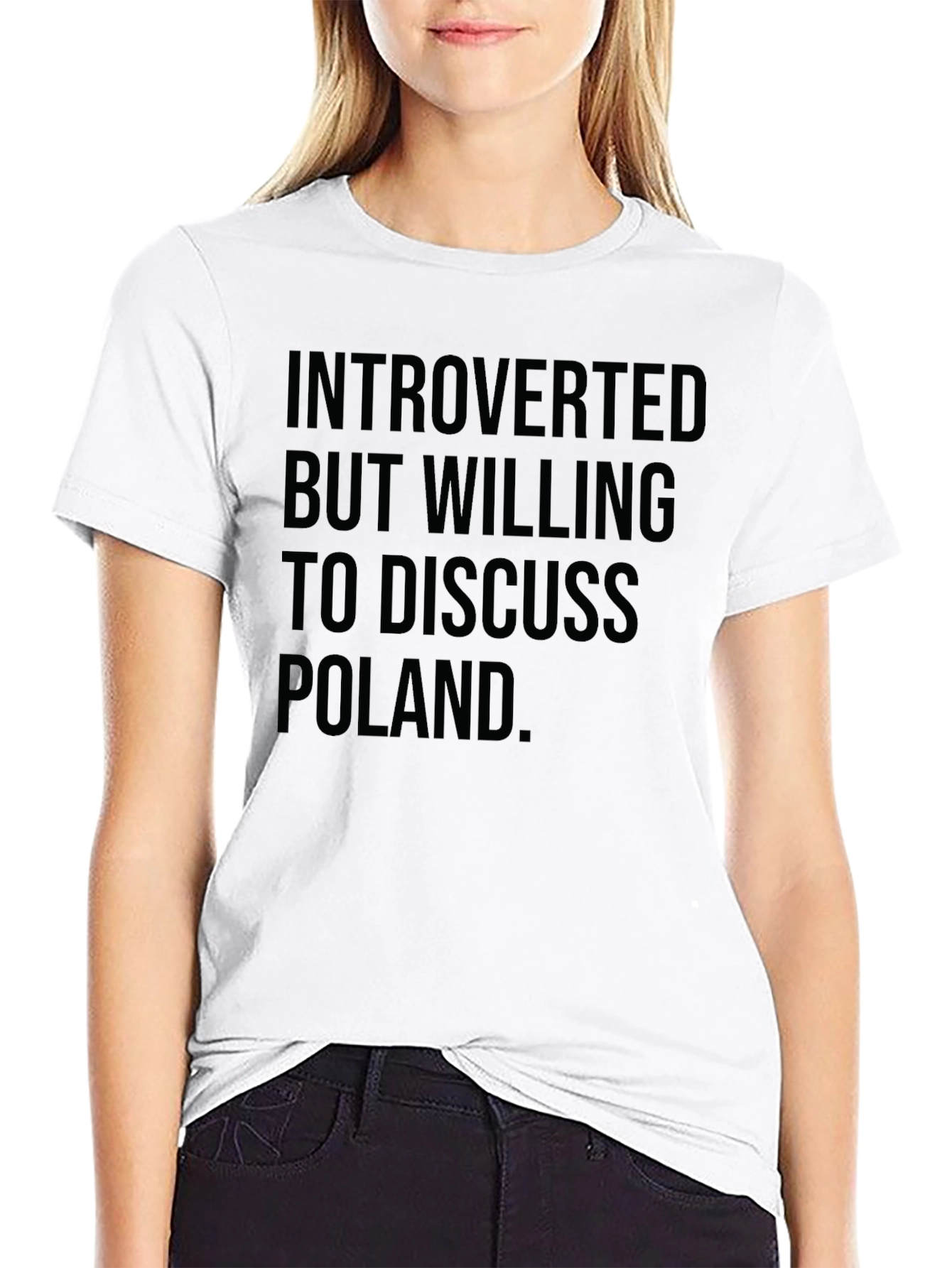 Introverted Poland T-Shirt Funny Graphic Tee