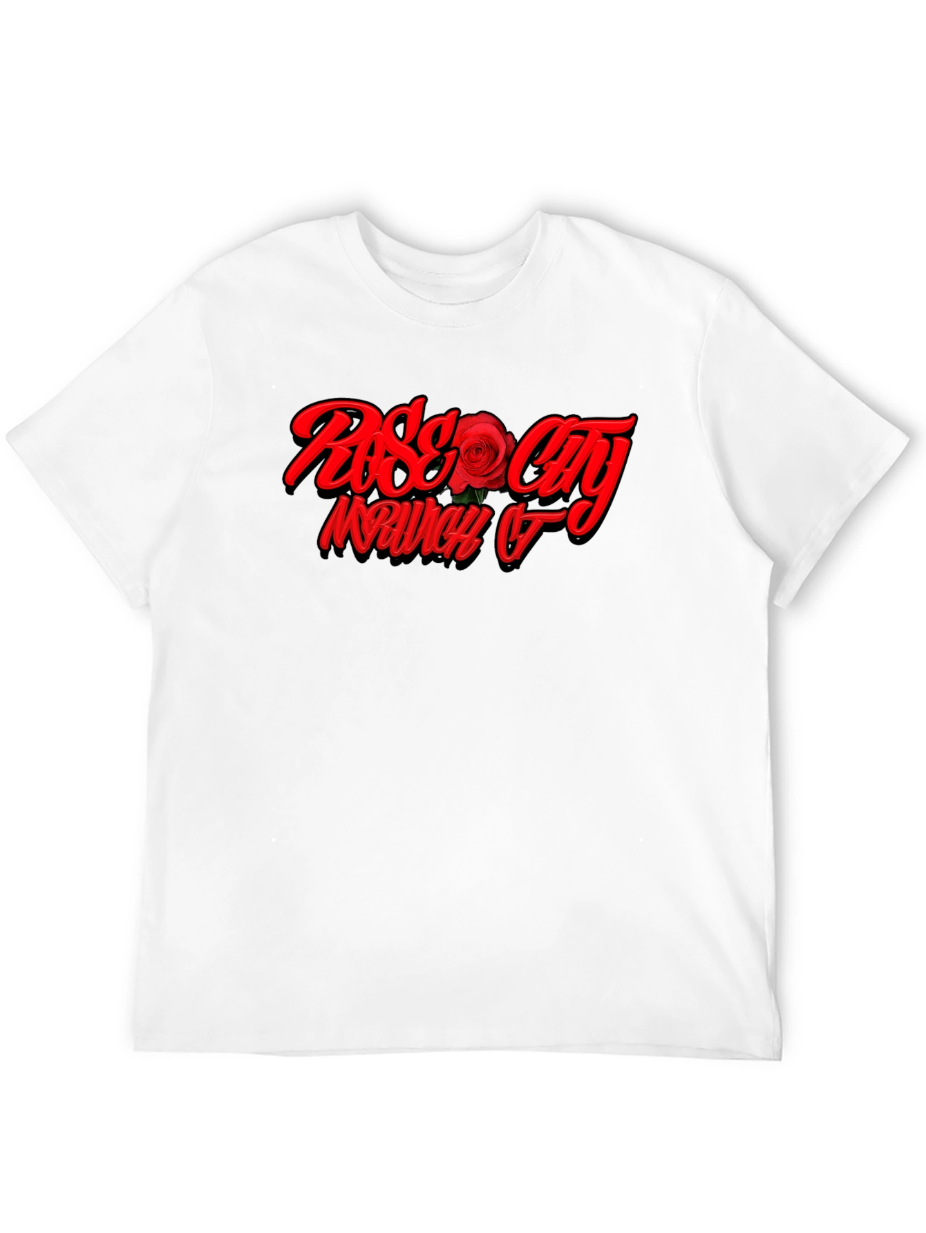 Rose City Graphic Black T-Shirt