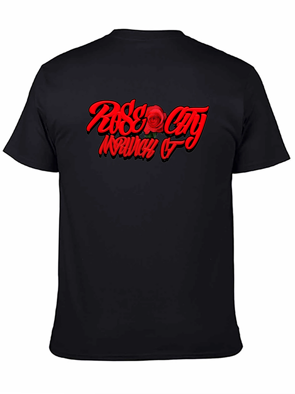 Rose City Graphic Black T-Shirt