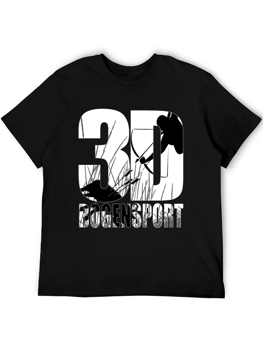 3D Archery T-Shirt - Bow Hunting Sportswear Tee