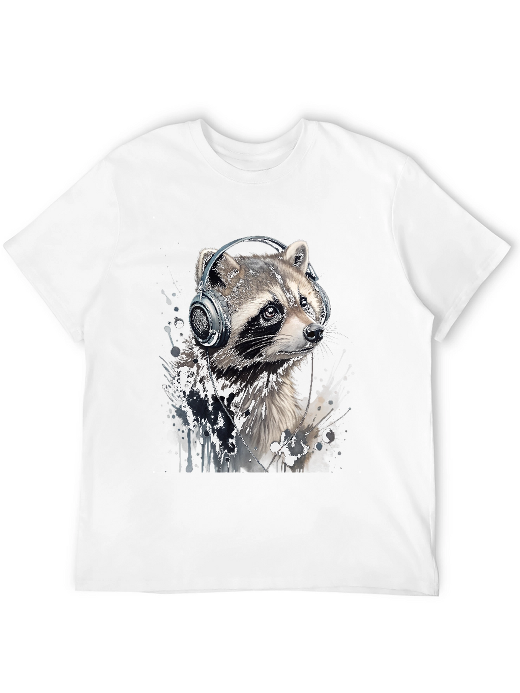 Raccoon DJ Graphic Tee