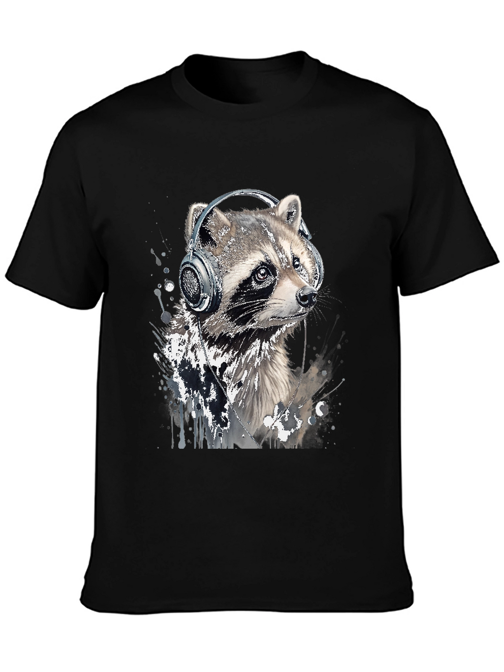 Raccoon DJ Graphic Tee