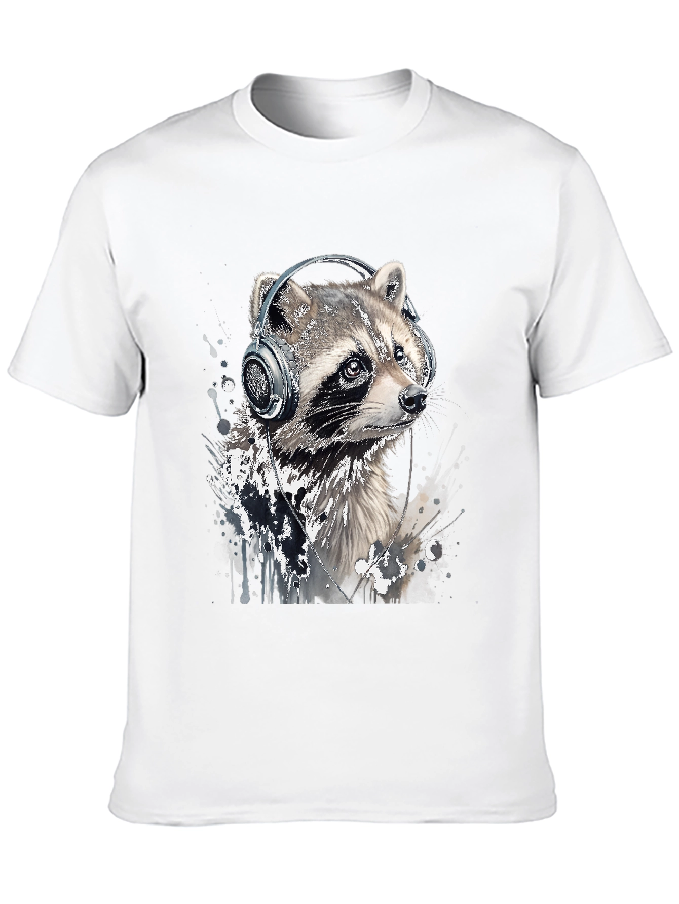 Raccoon DJ Graphic Tee