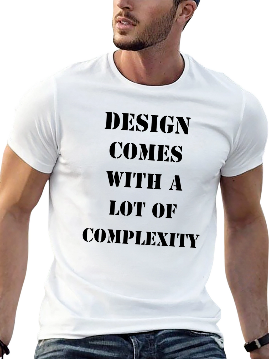 Complexity Design Black T-Shirt