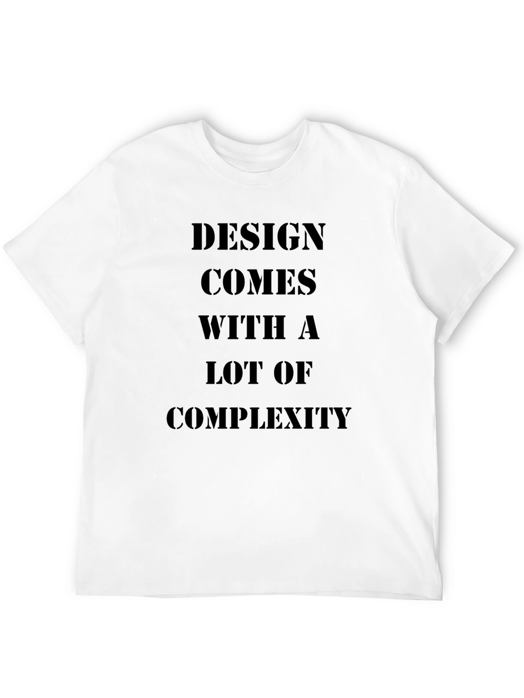 Complexity Design Black T-Shirt