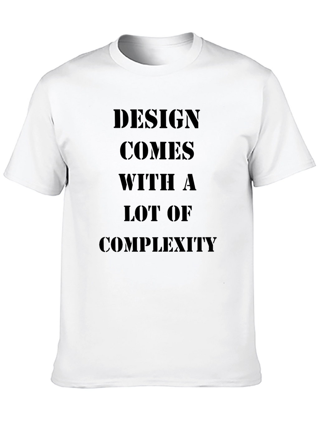Complexity Design Black T-Shirt