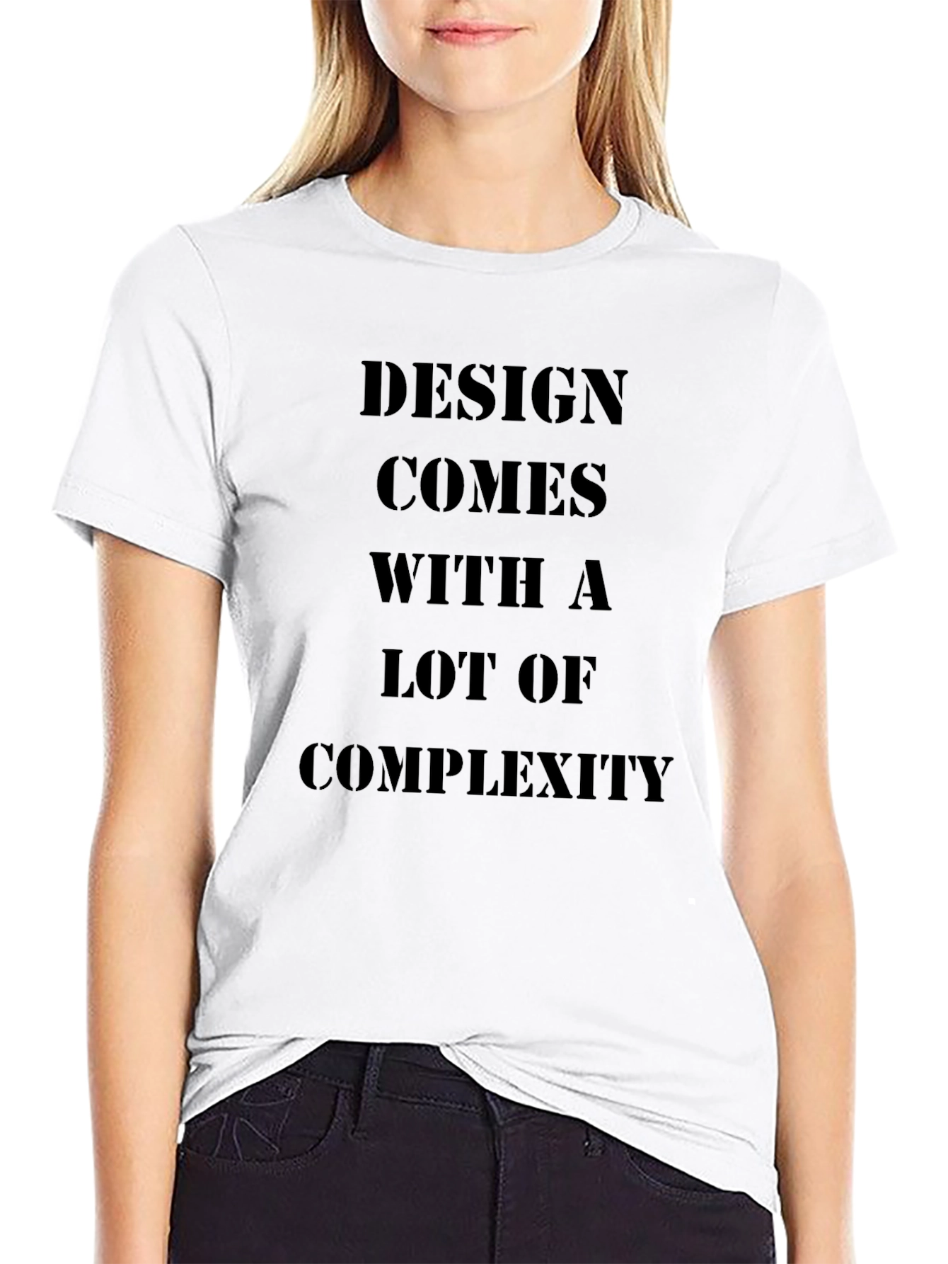 Complexity Design Black T-Shirt