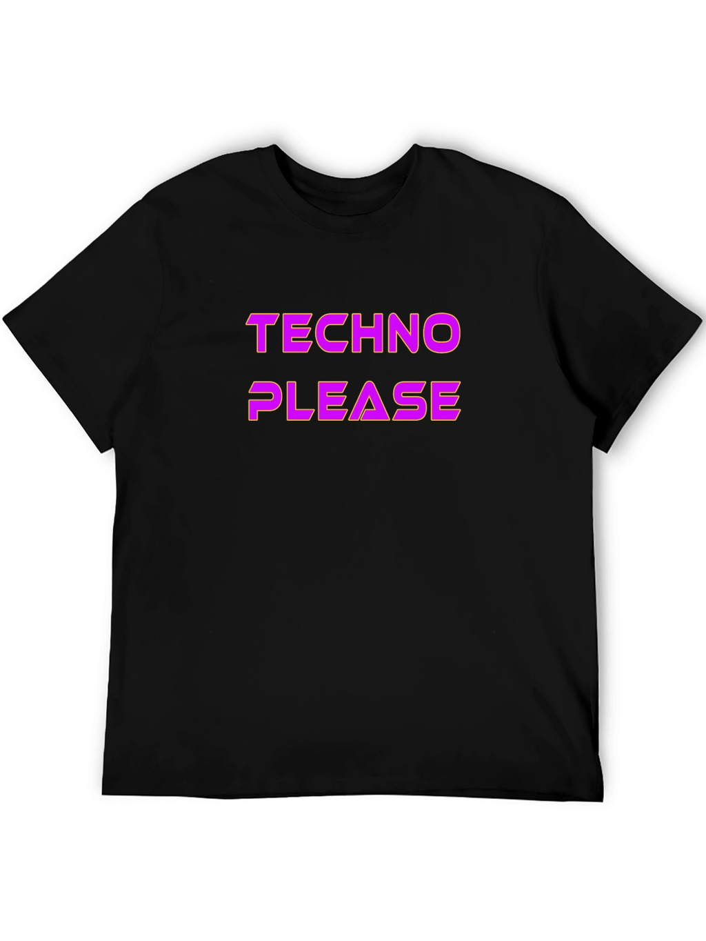 Techno Please Graphic T-Shirt - Music Rave Party Tee