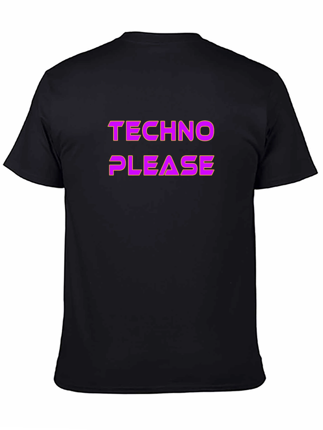 Techno Please Graphic T-Shirt - Music Rave Party Tee
