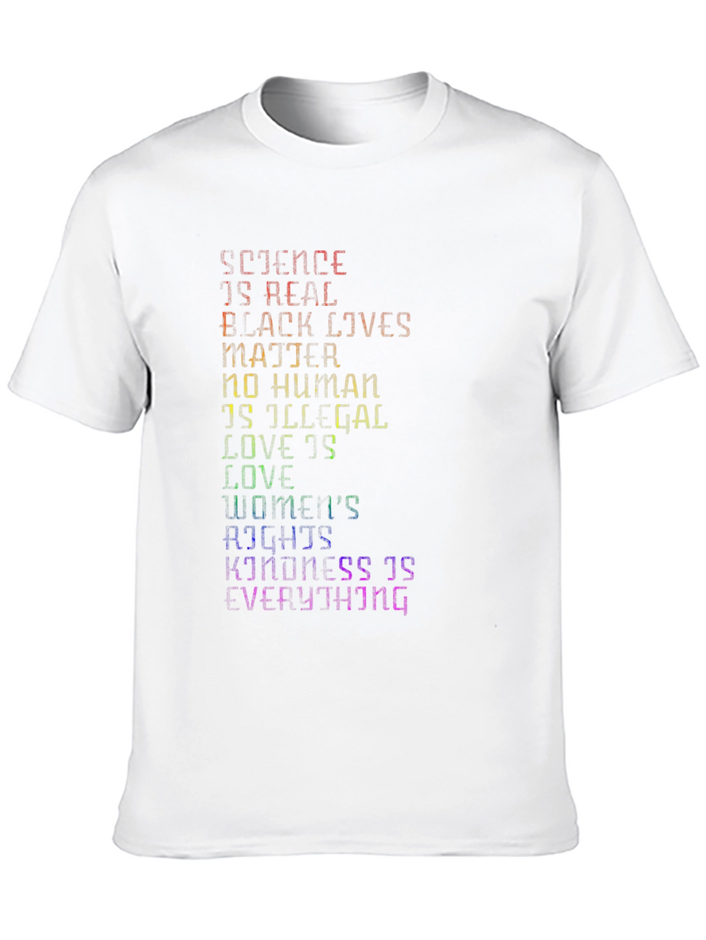 Equality & Kindness Graphic T-Shirt - Black