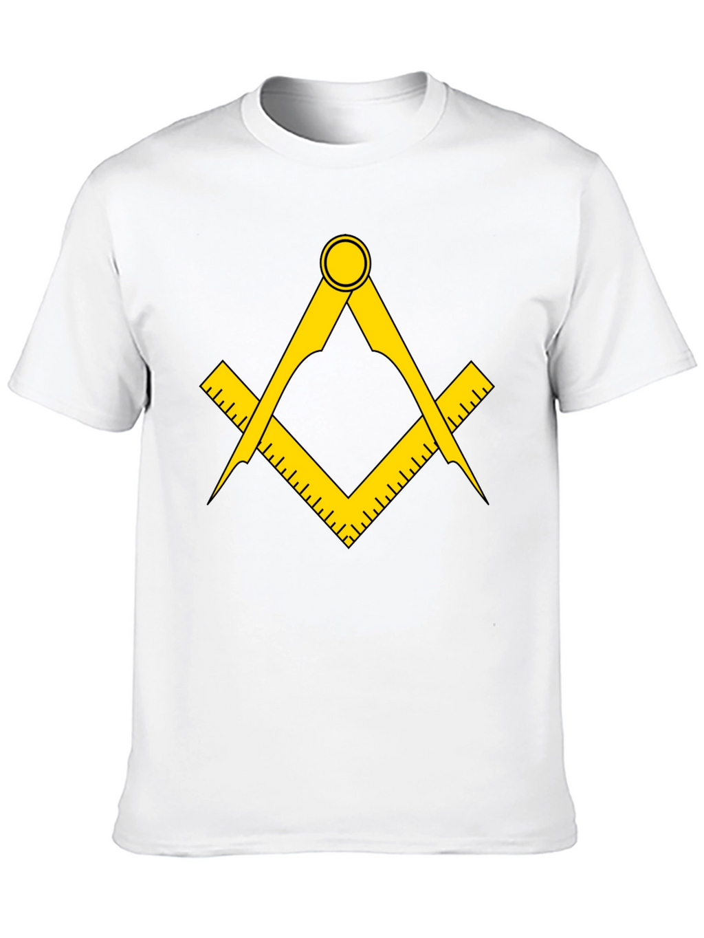 Masonic Compass & Square Graphic T-Shirt