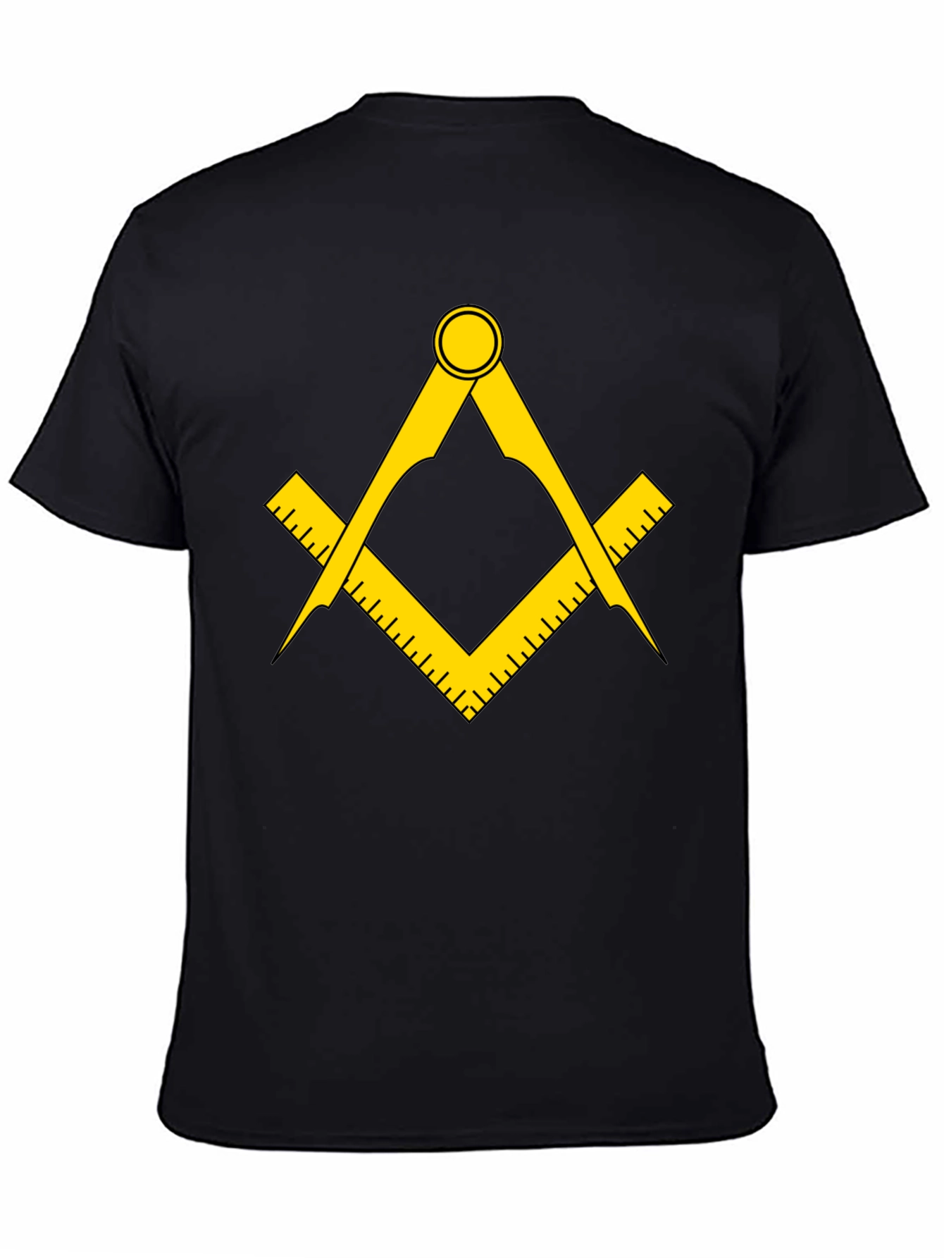 Masonic Compass & Square Graphic T-Shirt