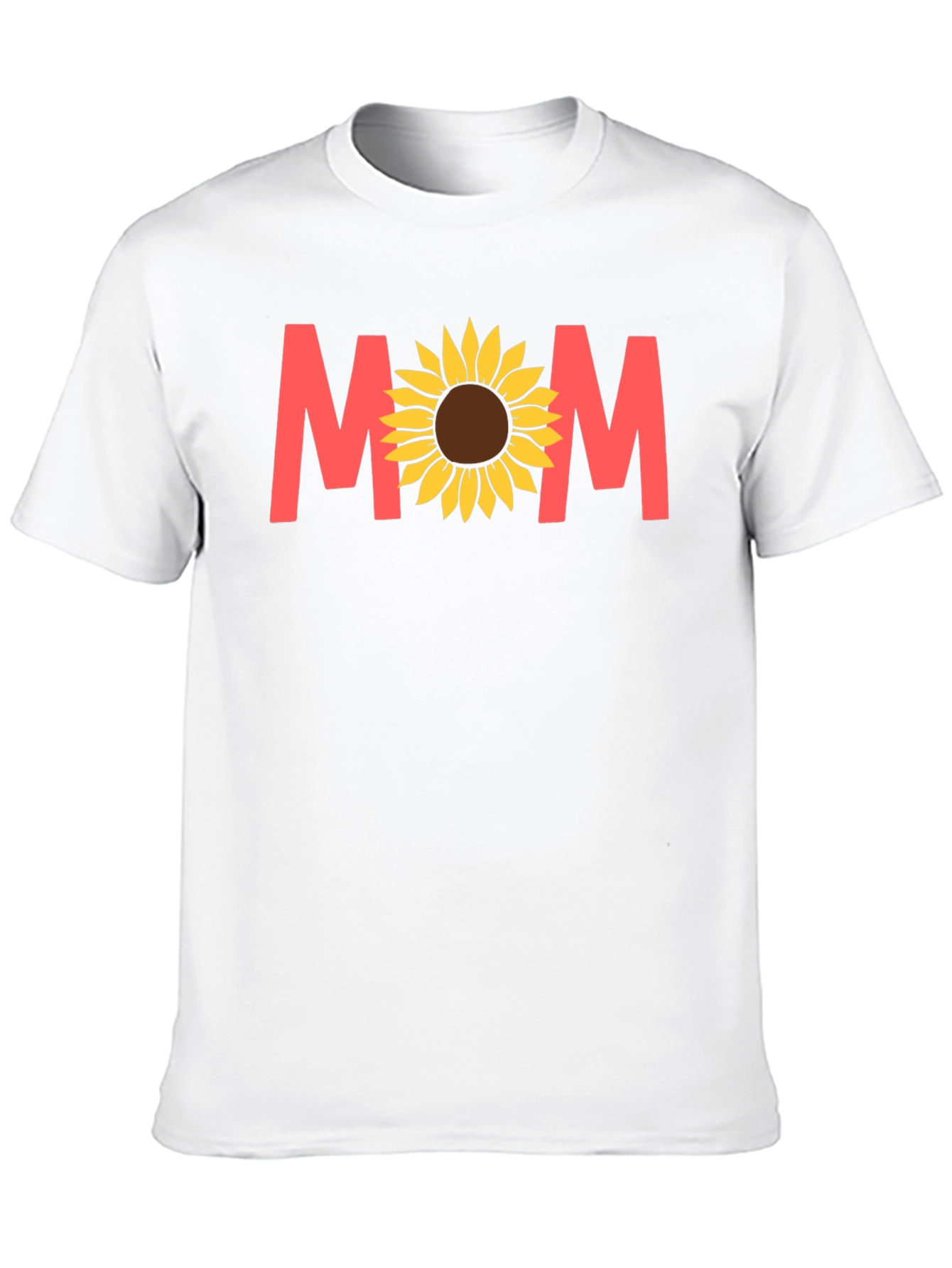 Mom Sunflower Graphic Tee - Cute Womens T-Shirt