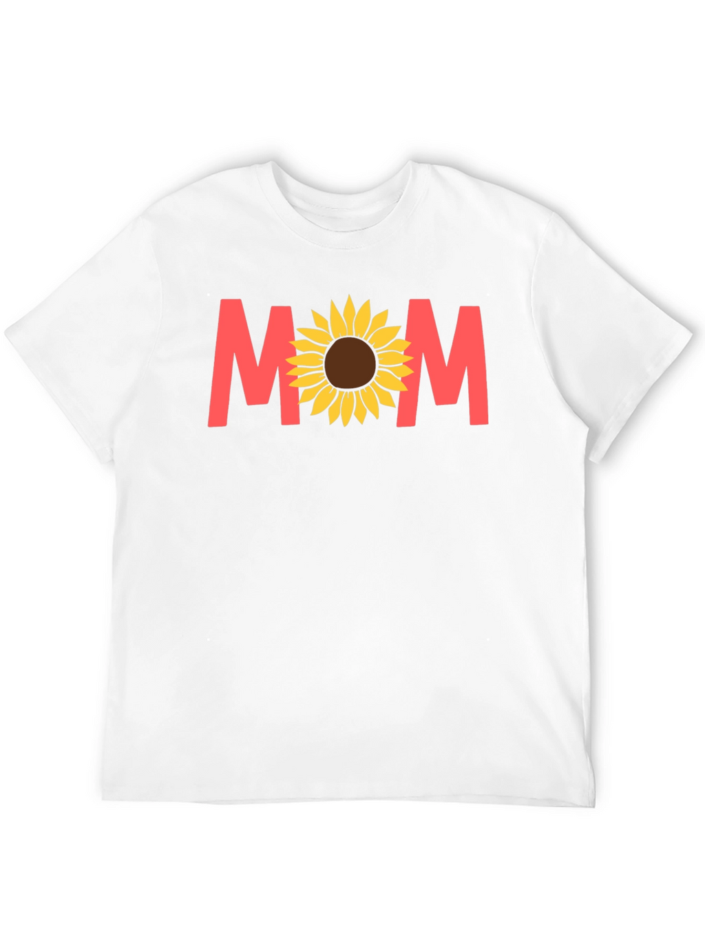 Mom Sunflower Graphic Tee - Cute Womens T-Shirt