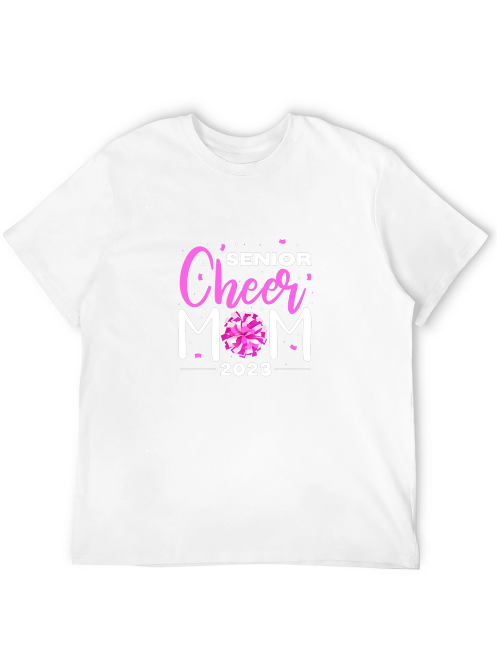 Senior Cheer Mom 2023 Black T-Shirt