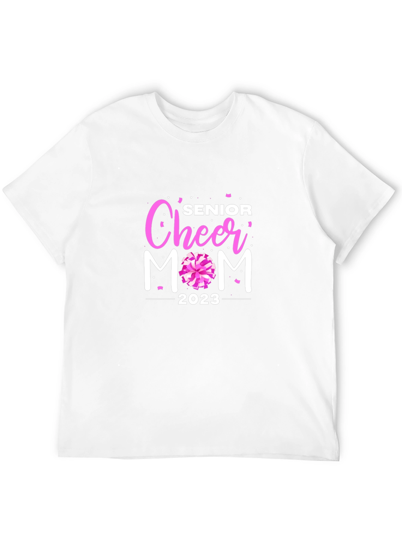Senior Cheer Mom 2023 Black T-Shirt