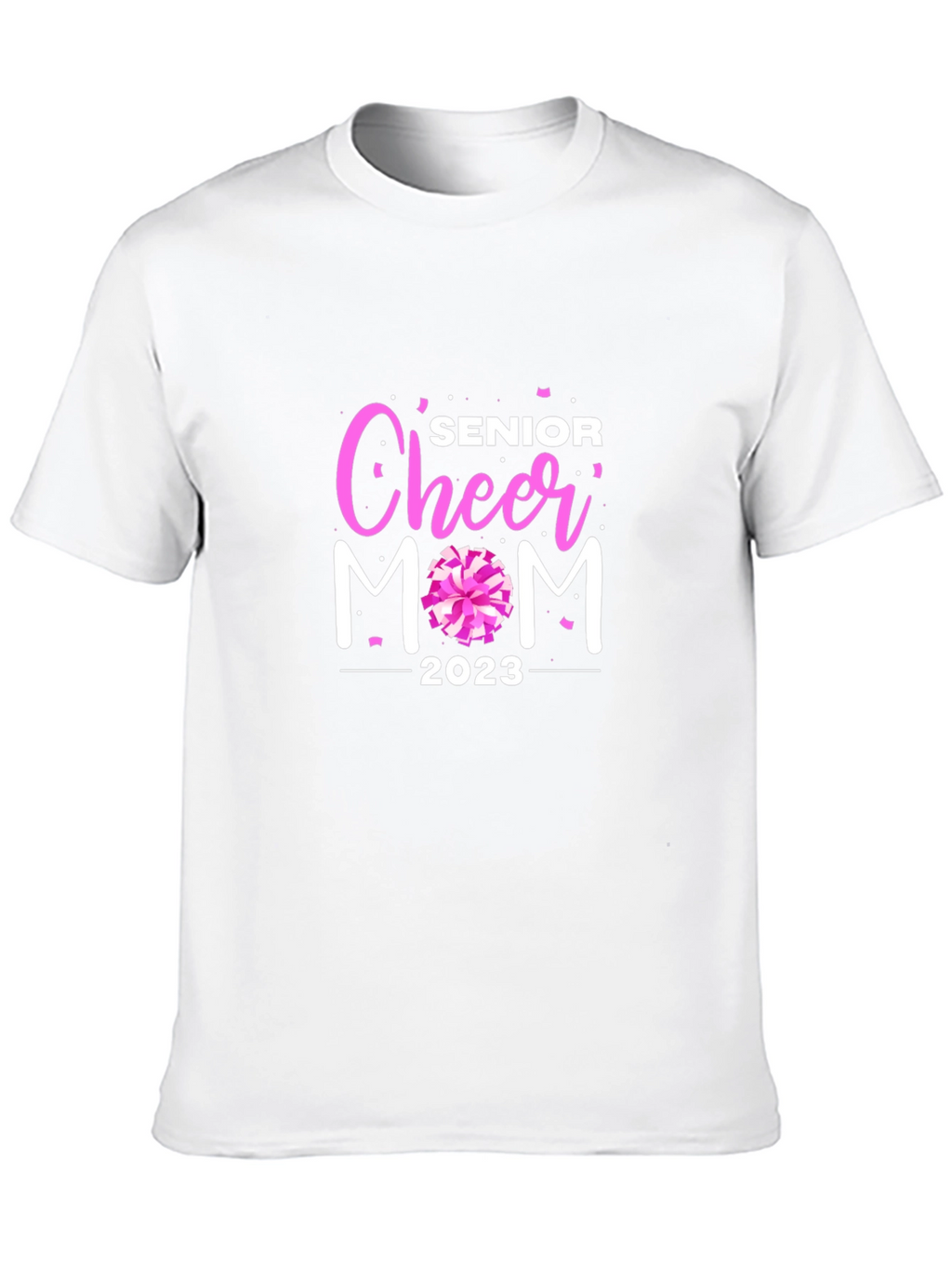 Senior Cheer Mom 2023 Black T-Shirt