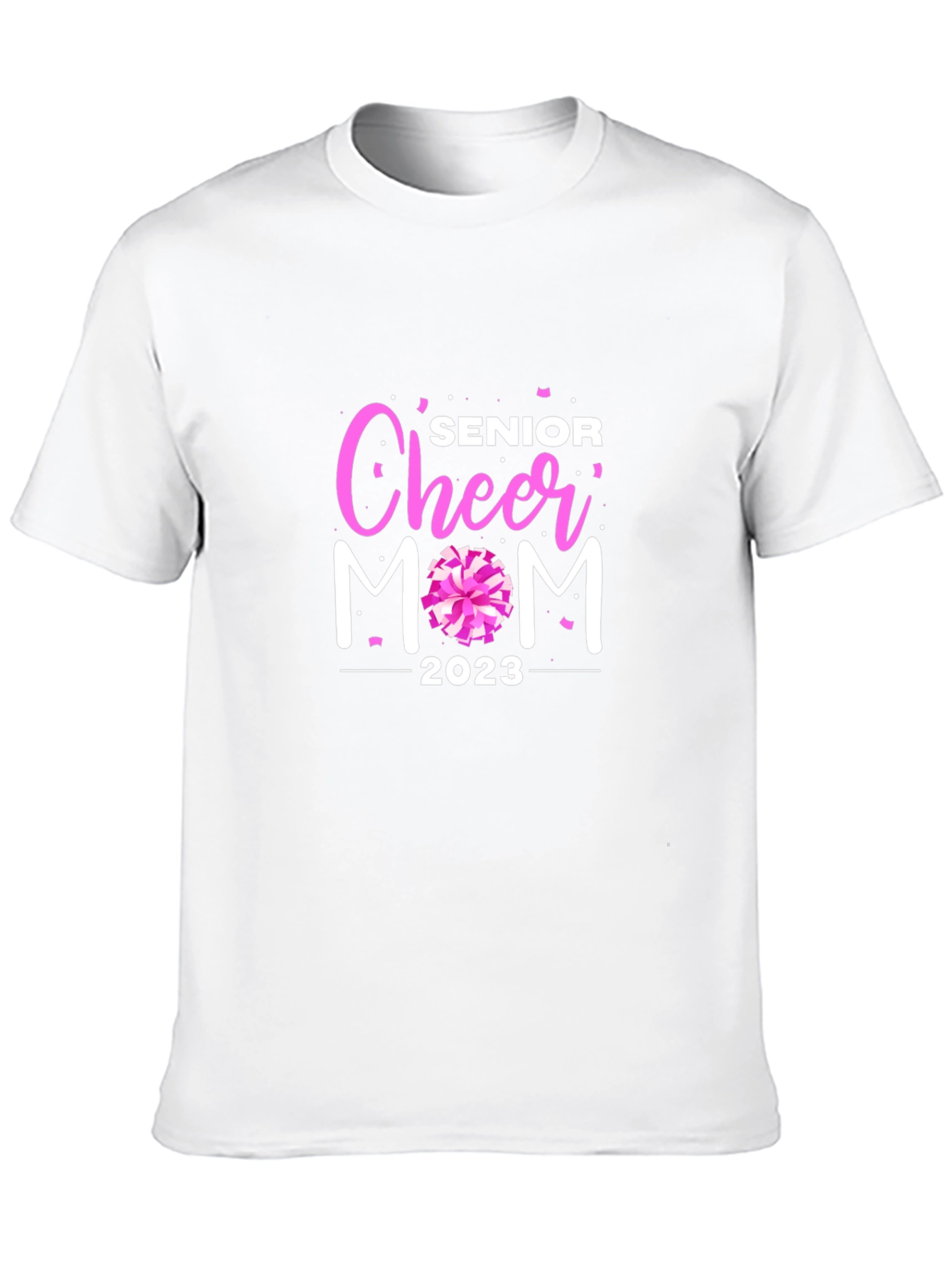 Senior Cheer Mom 2023 Black T-Shirt