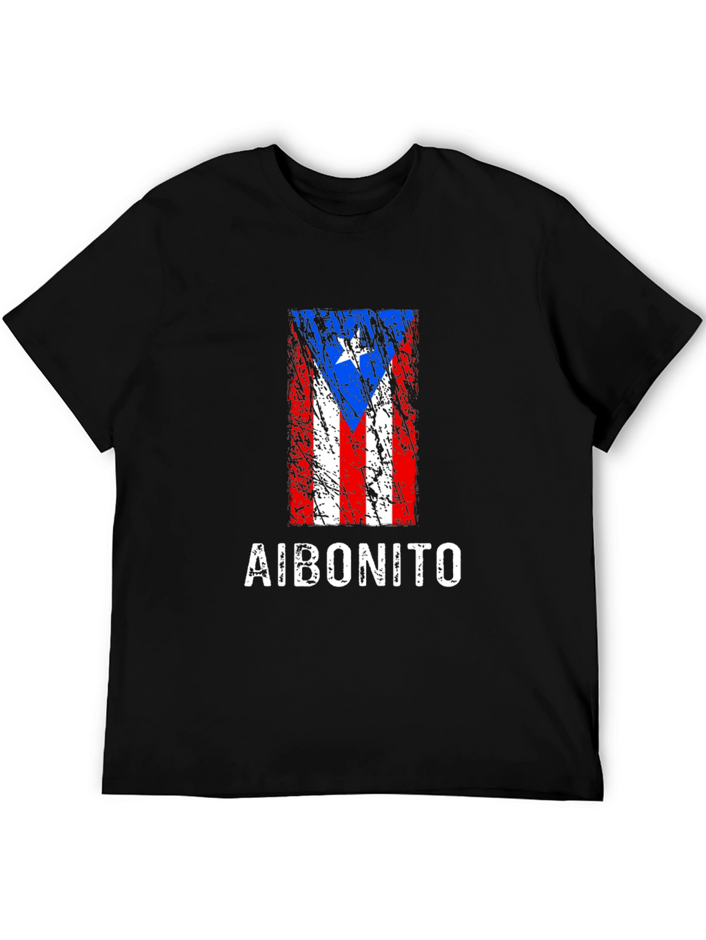 Aibonito Puerto Rico Flag Grunge T-Shirt