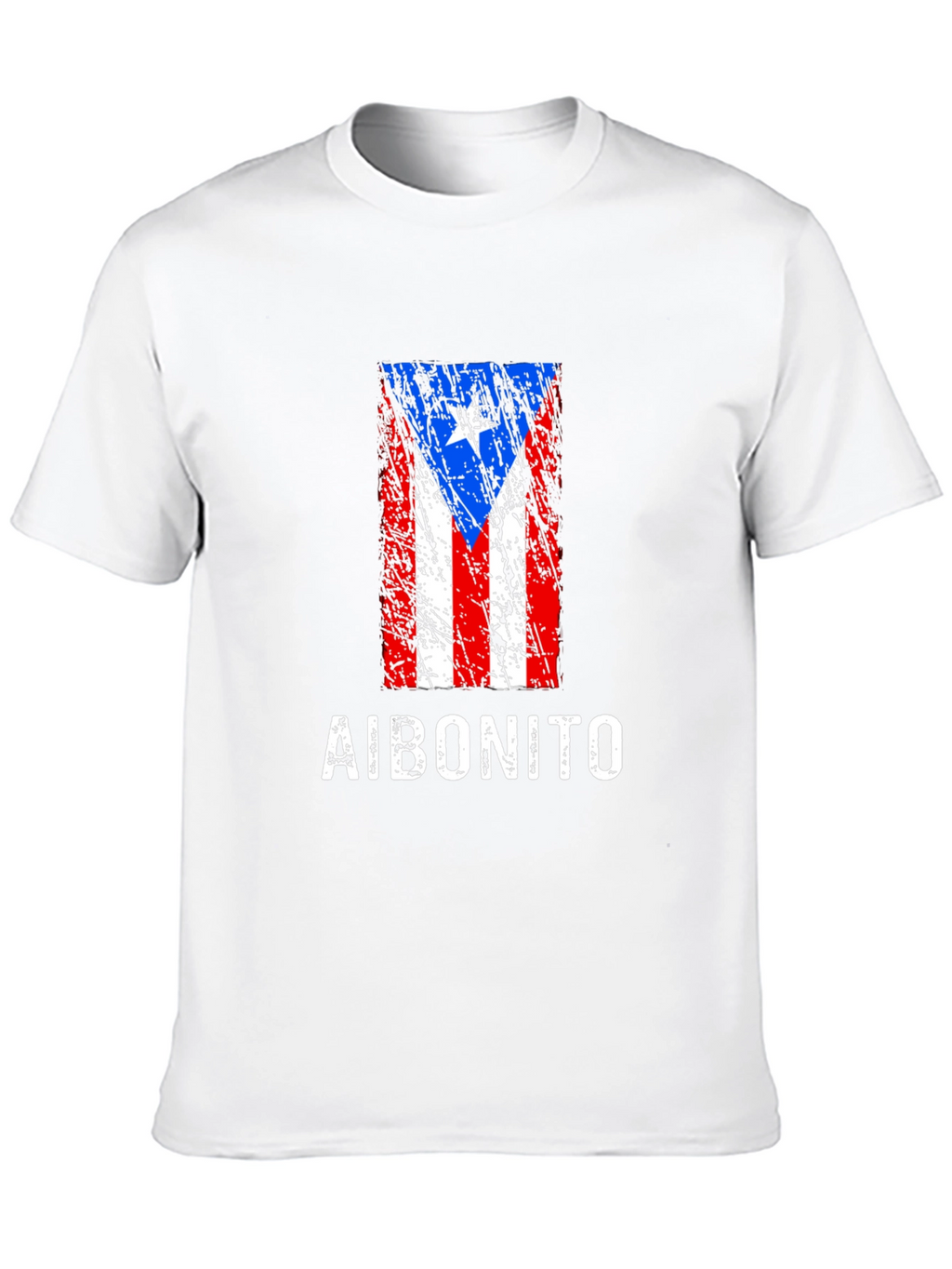 Aibonito Puerto Rico Flag Grunge T-Shirt