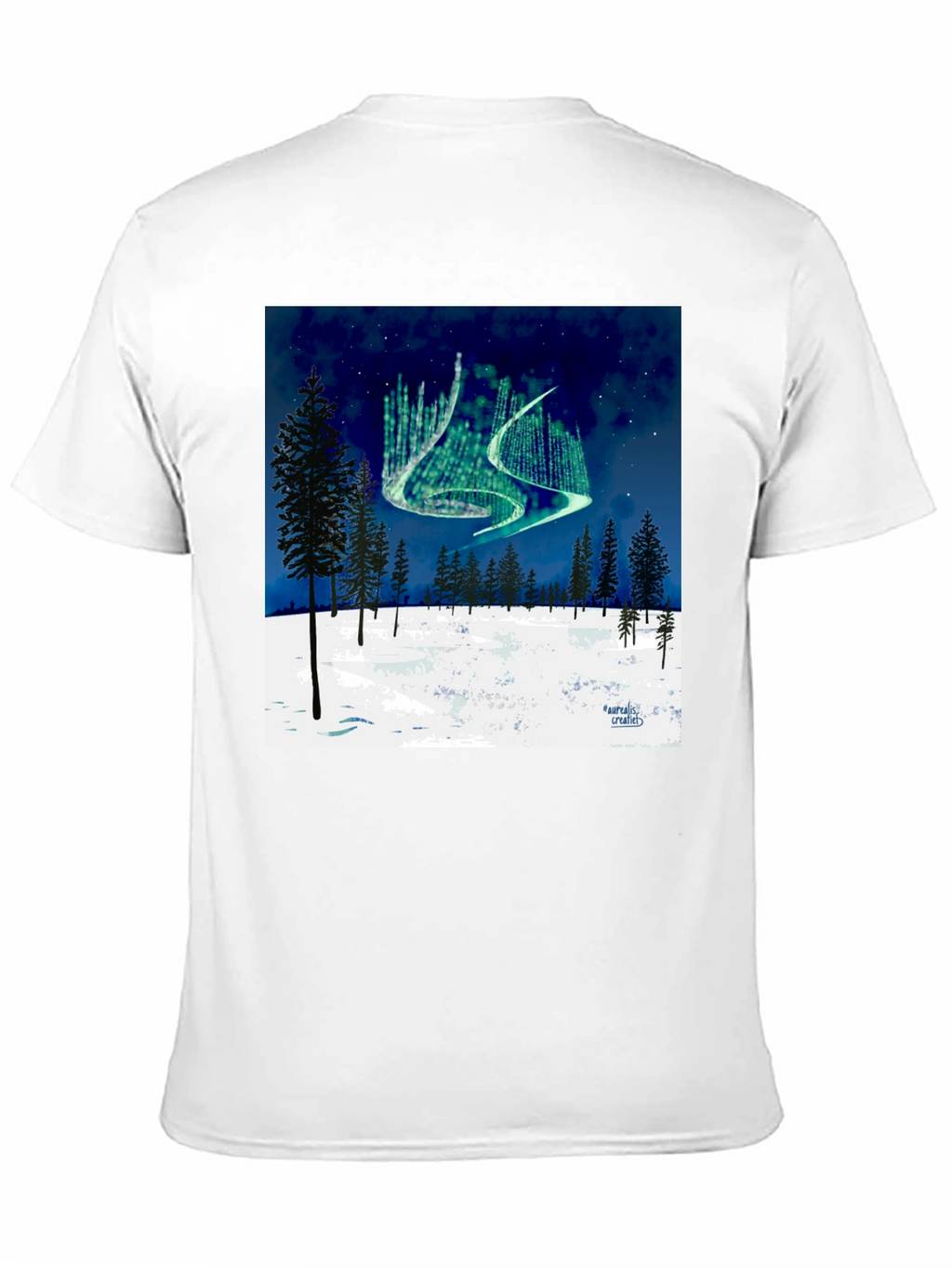 Aurora Borealis Forest T-Shirt