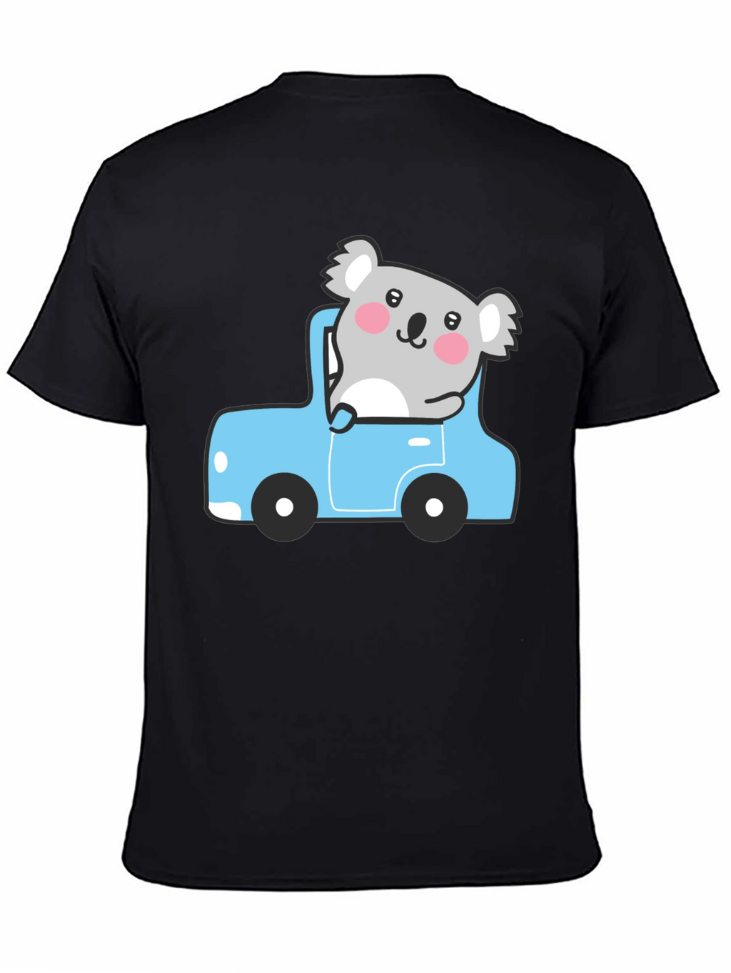 Koala in Car Graphic Tee - Cute & Comfy!