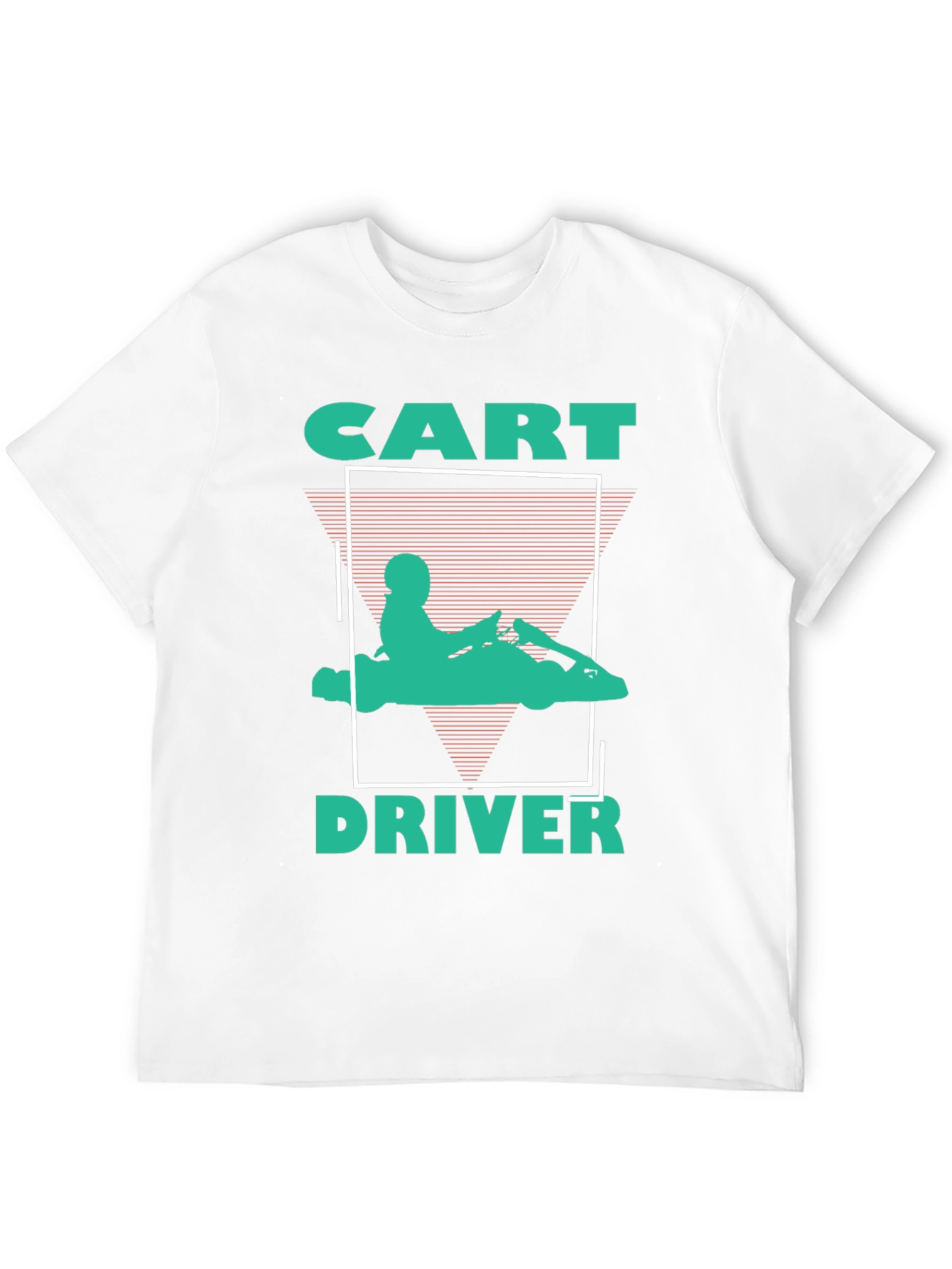 Retro Style Kart Driver Tee - Cool Racing Design