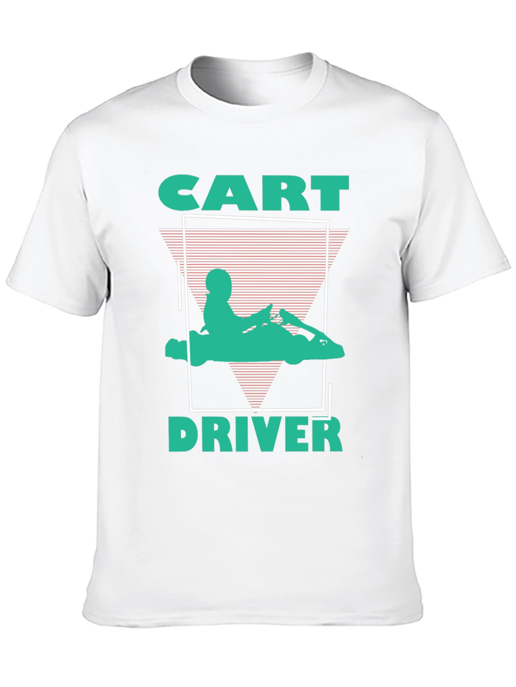 Retro Style Kart Driver Tee - Cool Racing Design