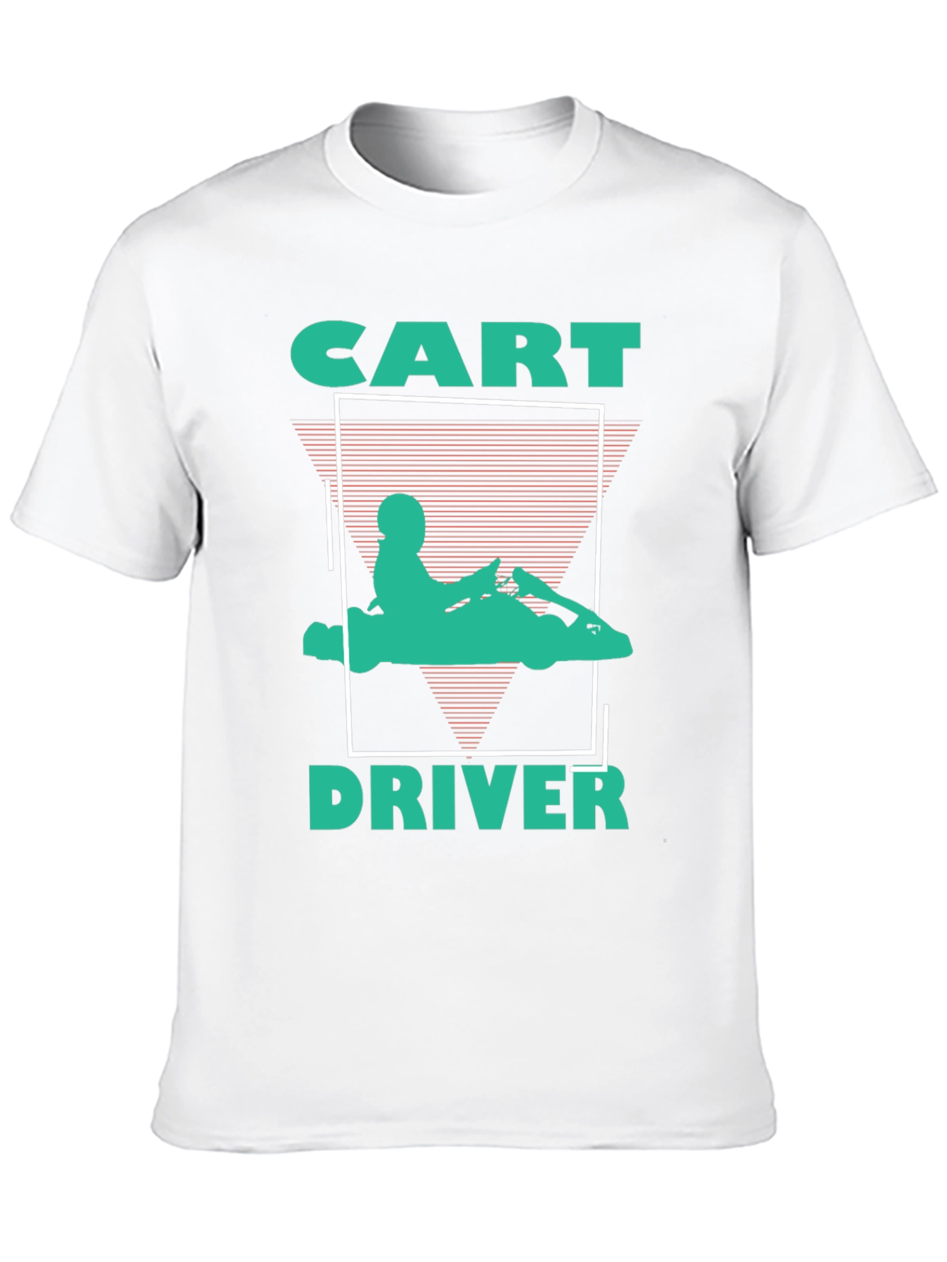 Retro Style Kart Driver Tee - Cool Racing Design