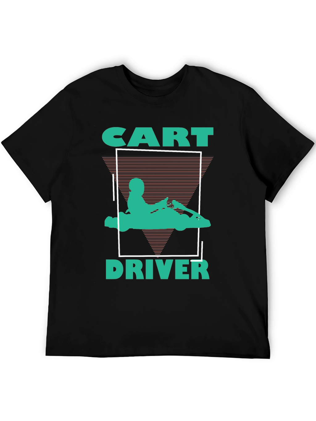 Retro Style Kart Driver Tee - Cool Racing Design