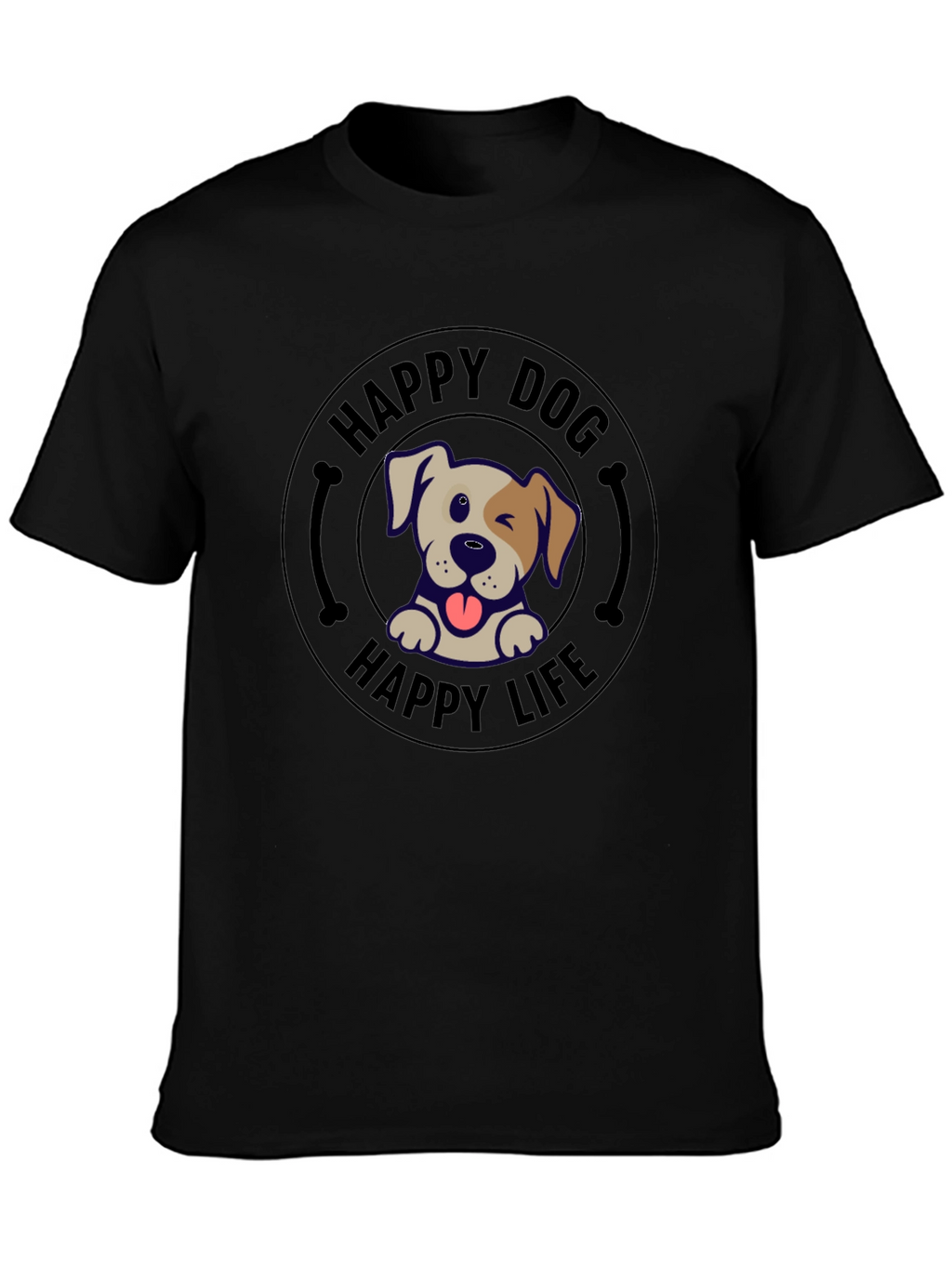 Happy Dog Happy Life T-Shirt