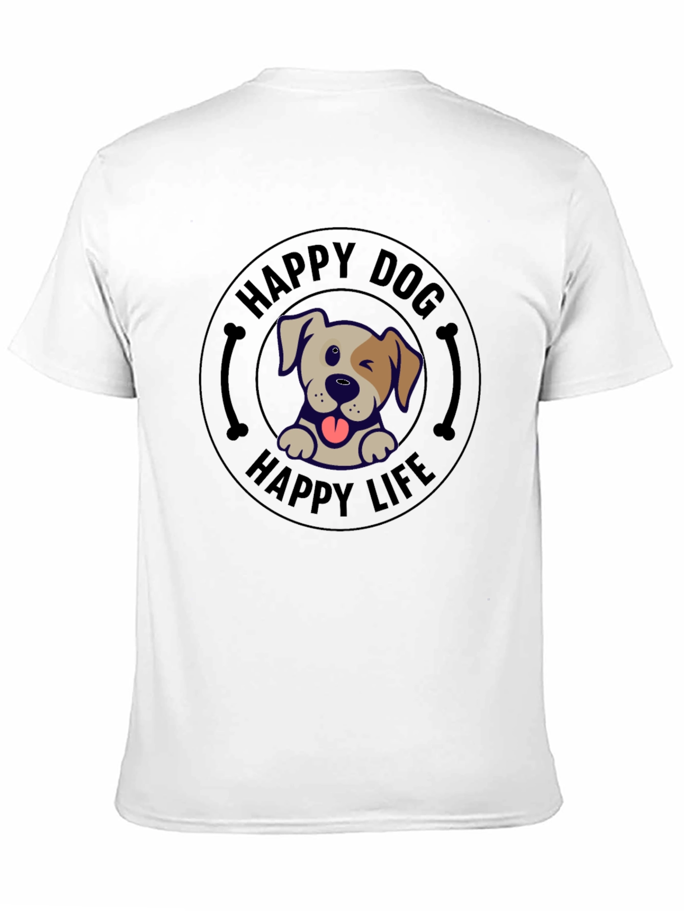 Happy Dog Happy Life T-Shirt