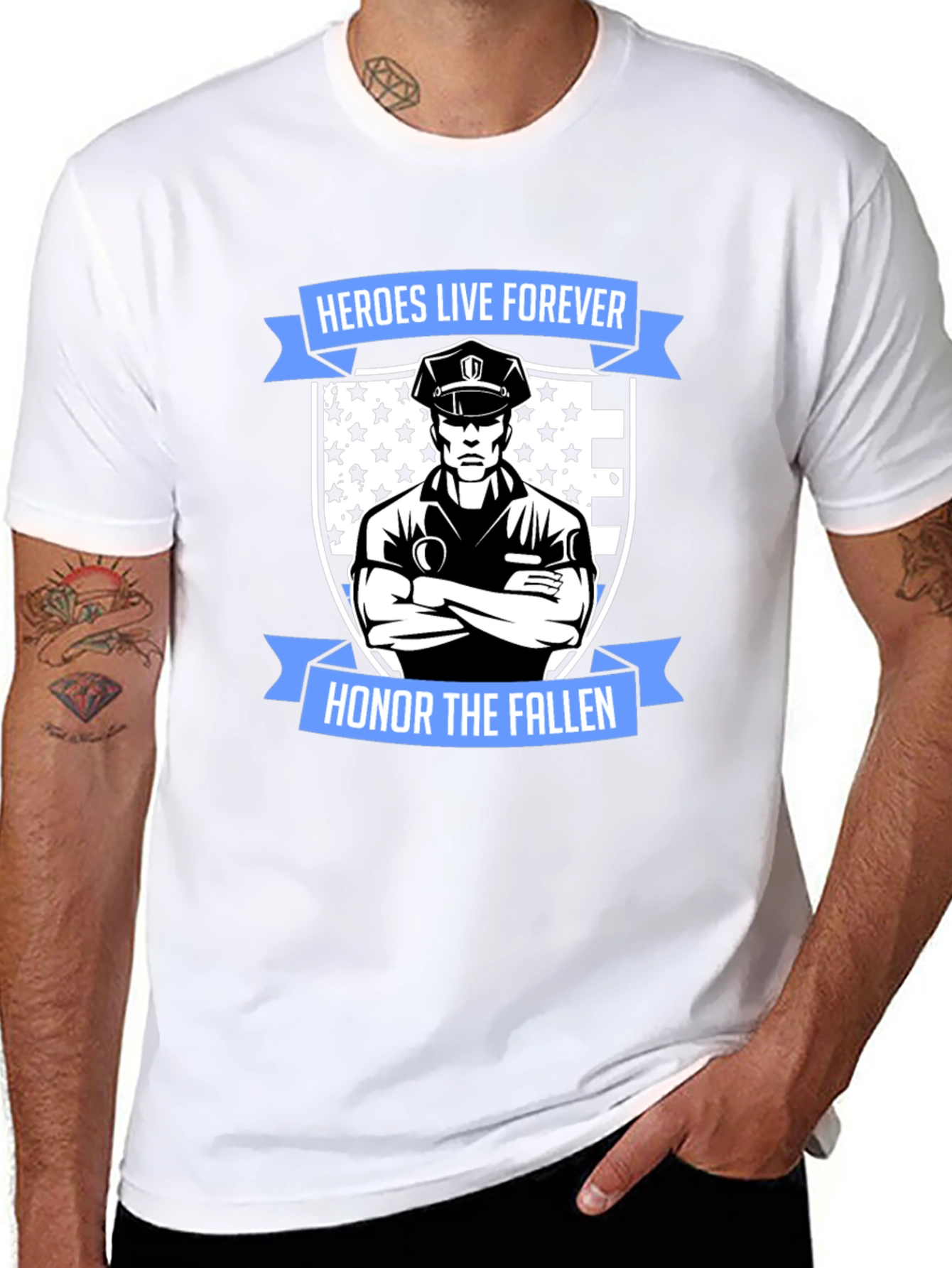 Heroes Live Forever T-Shirt