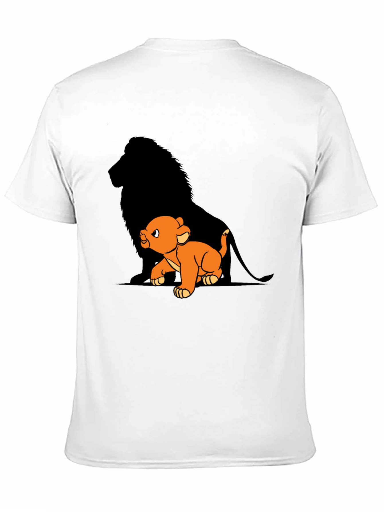Lion King Simba T-Shirt Black Cotton