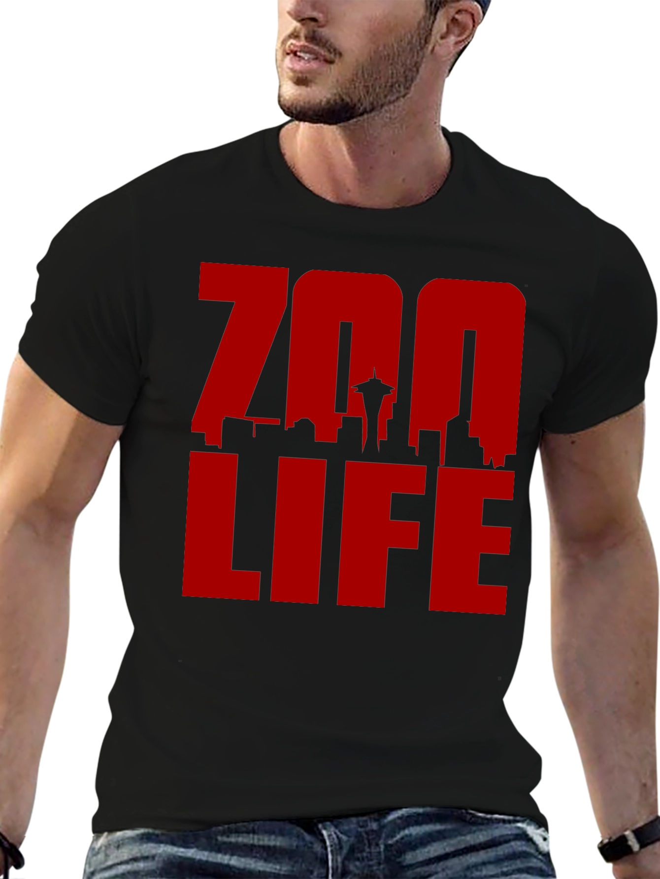 Zoo Life Seattle Skyline Graphic Tee