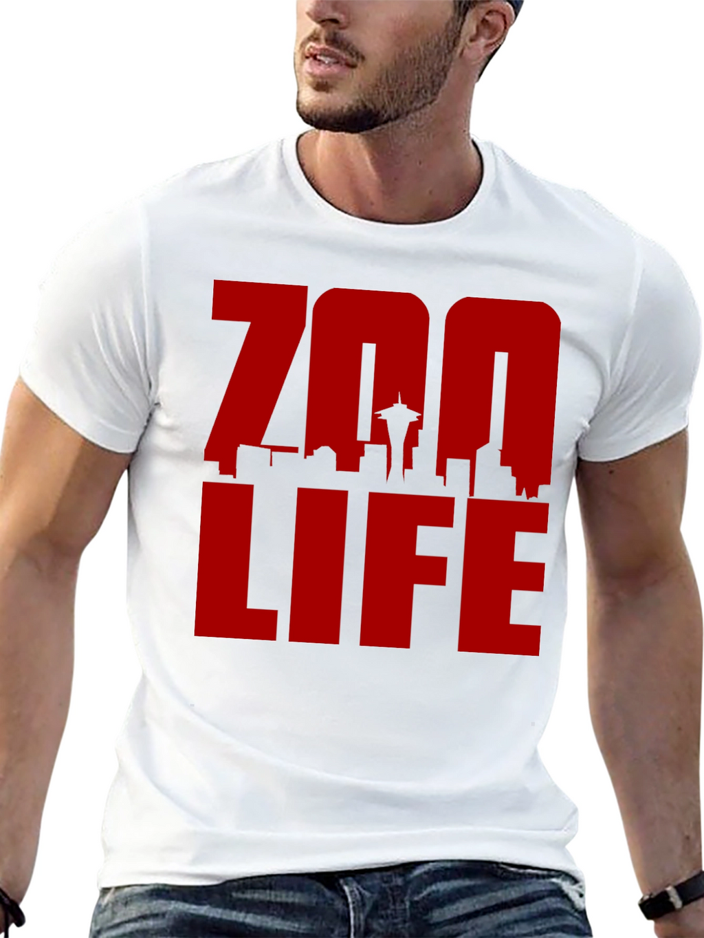 Zoo Life Seattle Skyline Graphic Tee